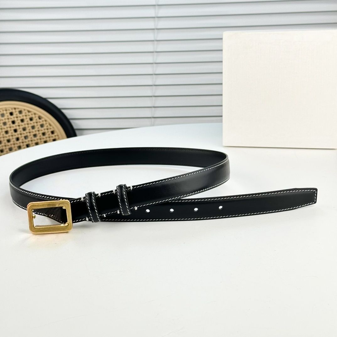 Men Formal Wear Modern - Moderne zwart-zilveren riem met automatische gesp