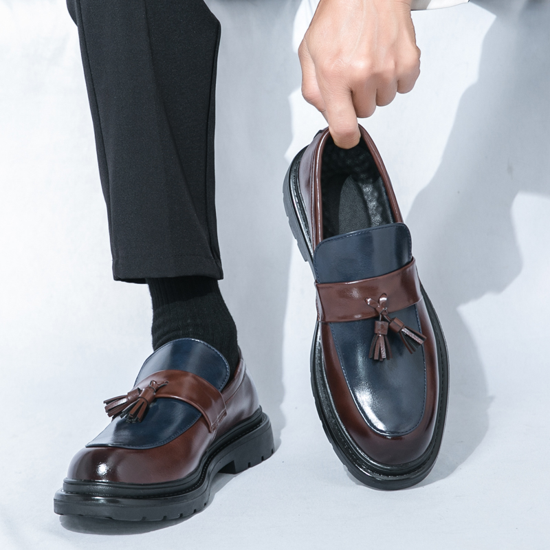 Men Formal Wear Brands - Modemerk antislip casual leren herenschoenen van