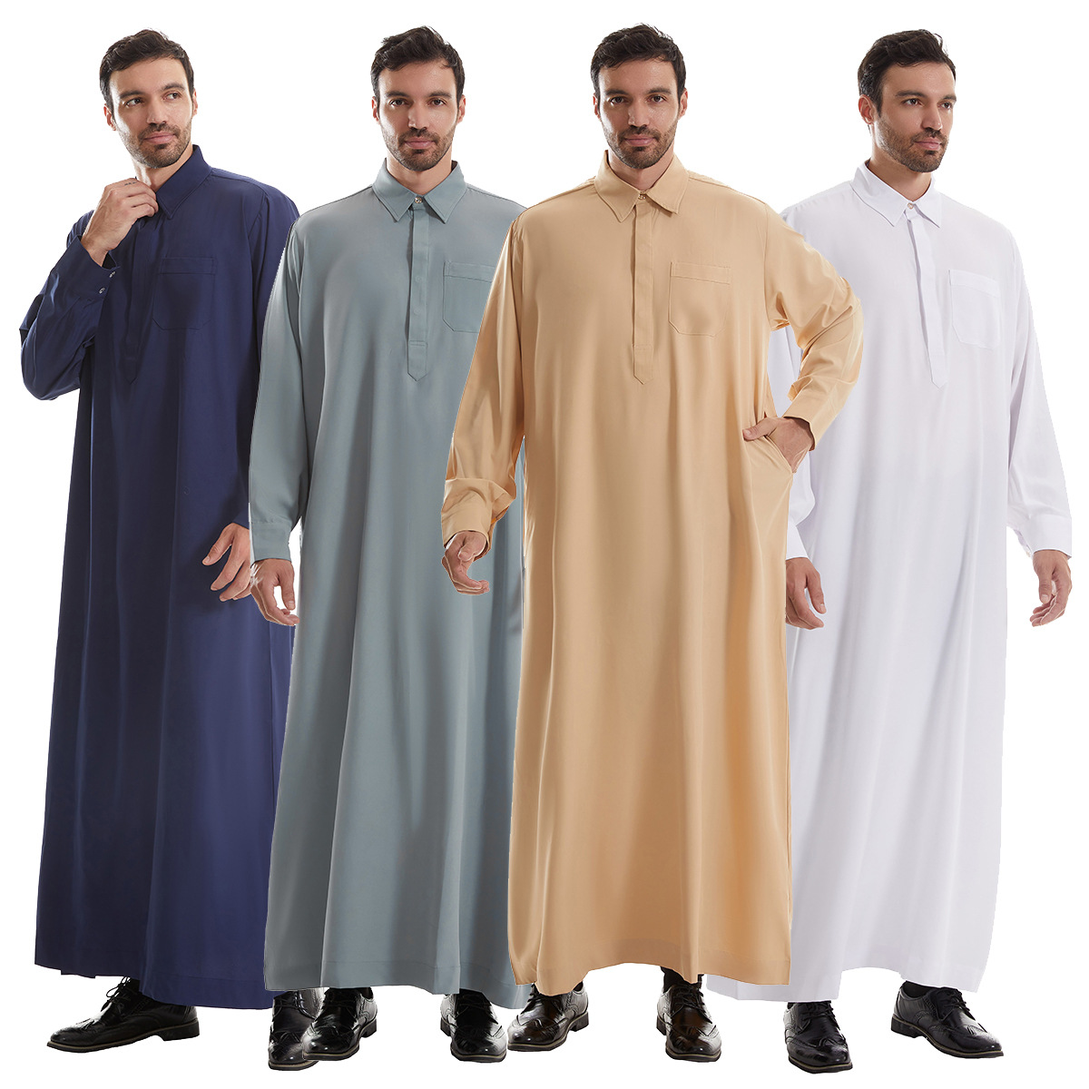 Arabic Formal Wear Men - Mannen Jubba Thobe Heren Lange Shirtjurk