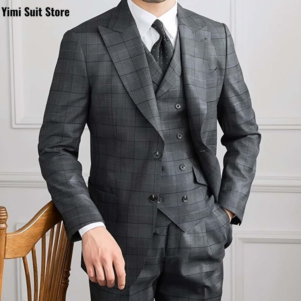 YiMinpwp Mannen Pak 3 Stuks Se - Men Formal Wear Modern recensie en prijs