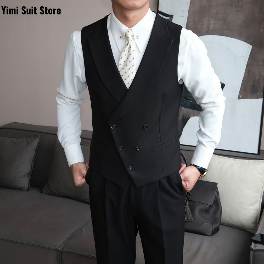 Zwarte Hoge Kwaliteit Herenpak - Men Formal Wear Modern recensie en prijs