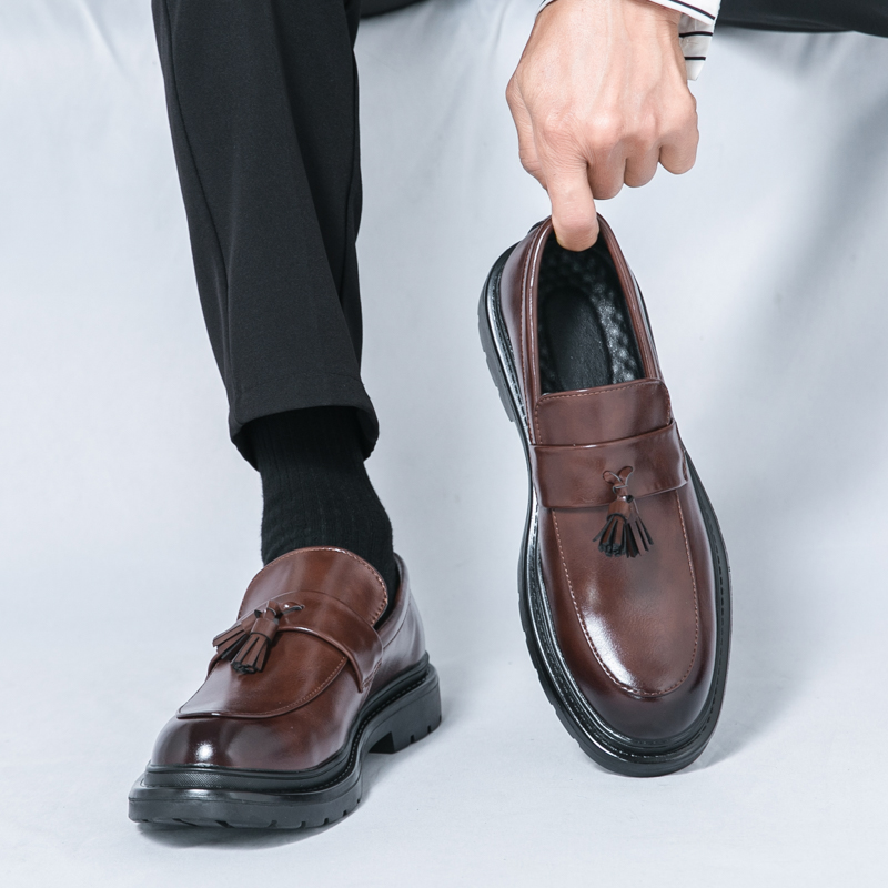 Modemerk antislip casual leren - Men Formal Wear Brands recensie en prijs