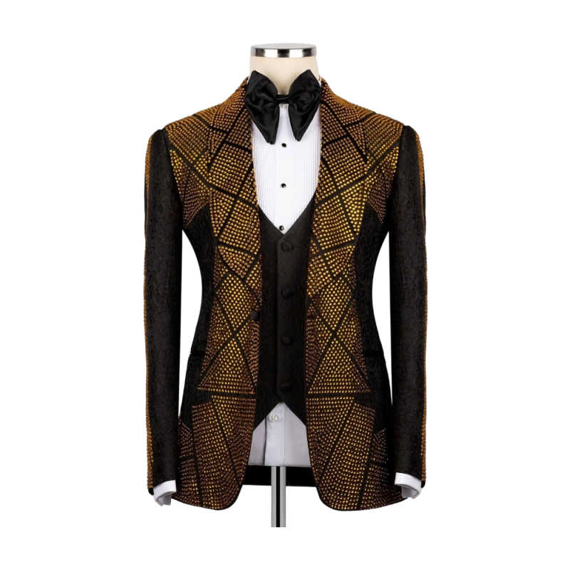 Gouden kralen herenpak kleding - Men'S Formal Wear Attire recensie en prijs