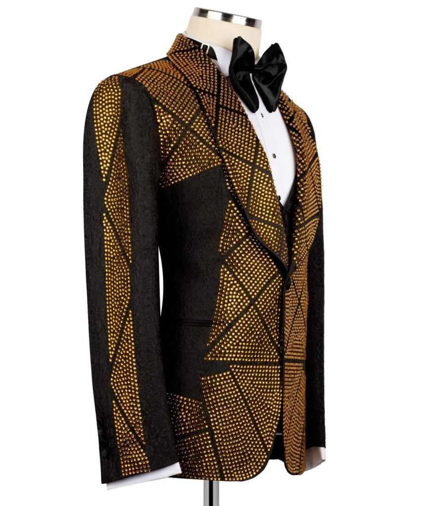 Gouden kralen herenpak kleding - Men'S Formal Wear Attire recensie en prijs