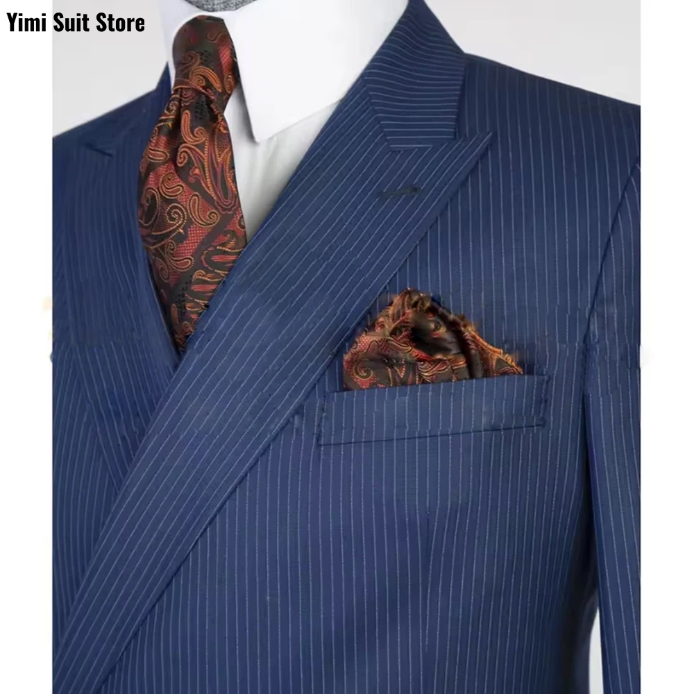 Krijtstreep Mannen Pakken 2 St - Men Formal Wear Modern recensie en prijs