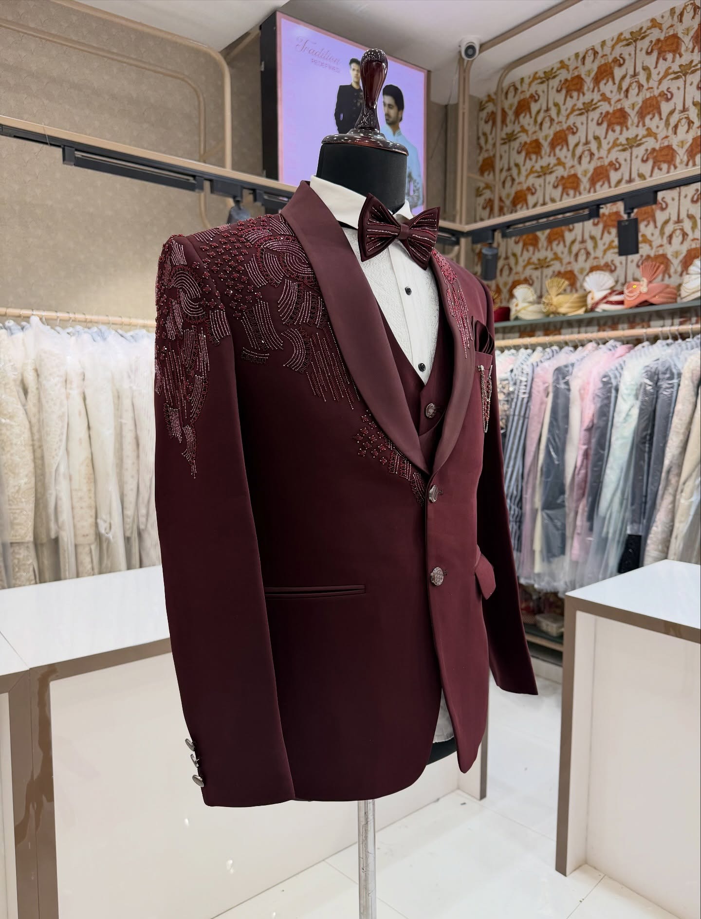 3-delig bruidegom trouwpak met - Men Formal Wear Modern recensie en prijs