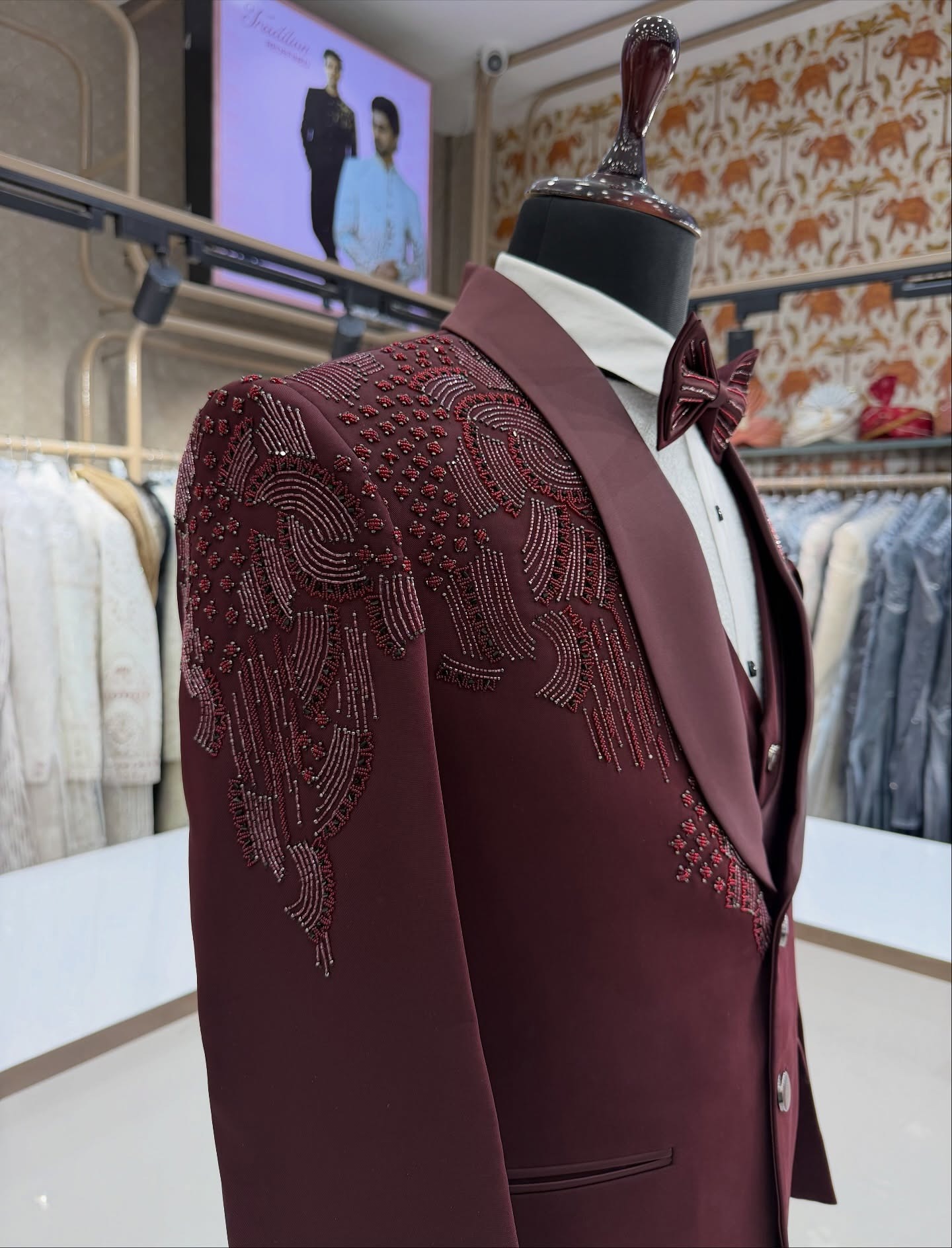 3-delig bruidegom trouwpak met - Men Formal Wear Modern recensie en prijs