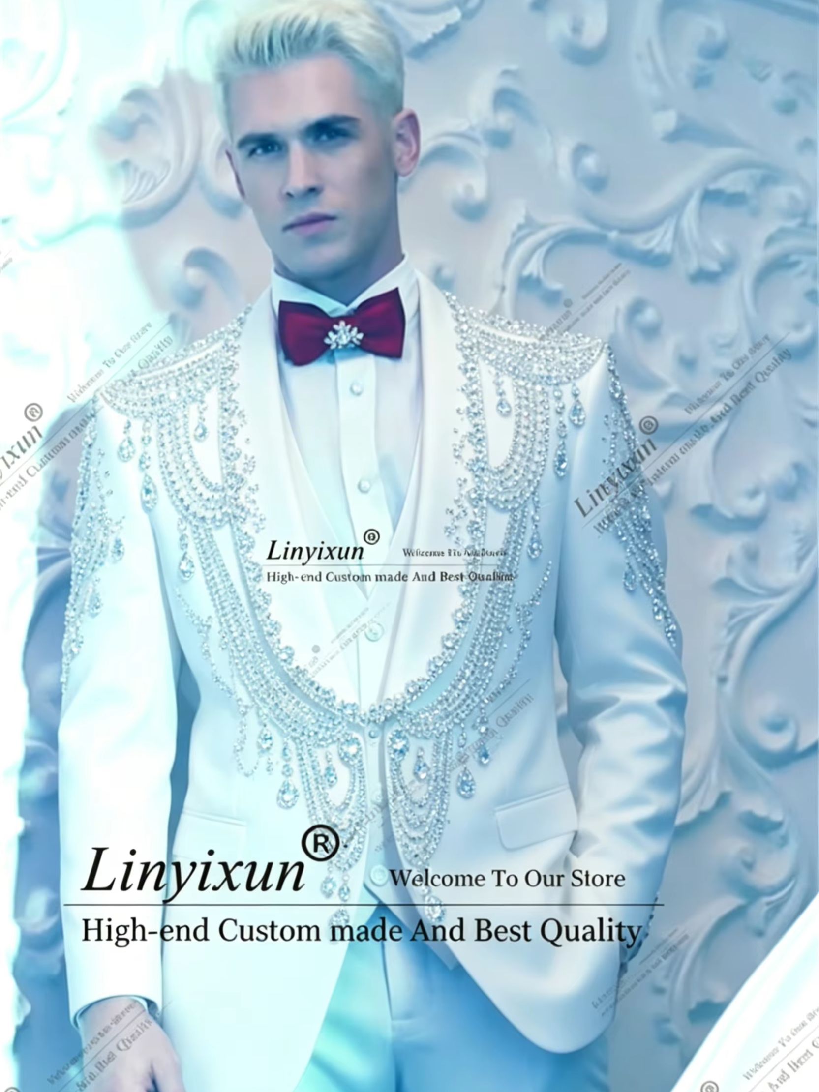 Elegante Crystal Jewelried Spe - Men'S Formal Wear Jewelry recensie en prijs