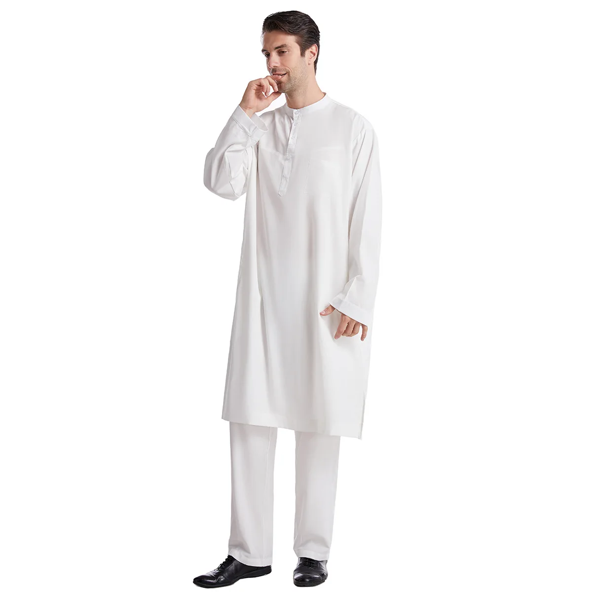 Moslim Mannen Jubba Thobe 2-de - Arabic Formal Wear Men recensie en prijs