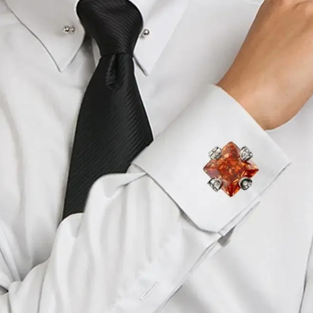 Nieuwe heren luxe strass manch - Men'S Formal Wear Jewelry recensie en prijs