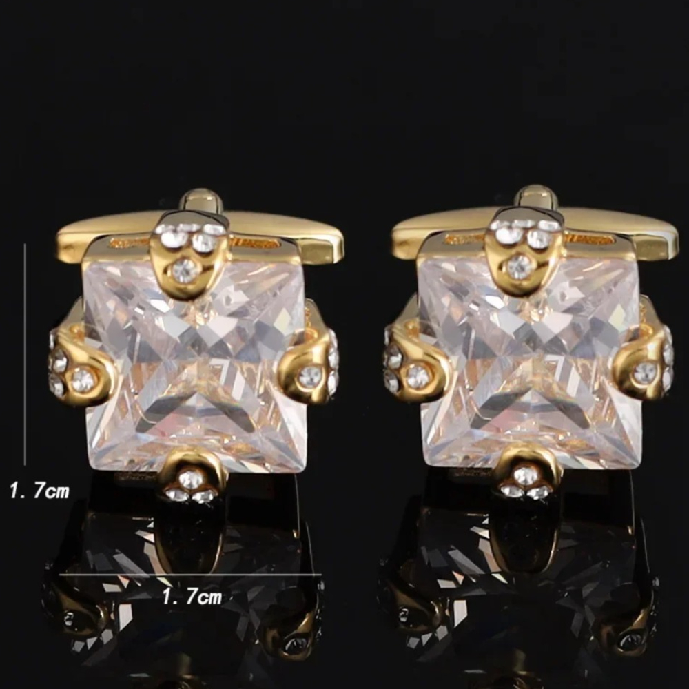 Nieuwe heren luxe strass manch - Men'S Formal Wear Jewelry recensie en prijs
