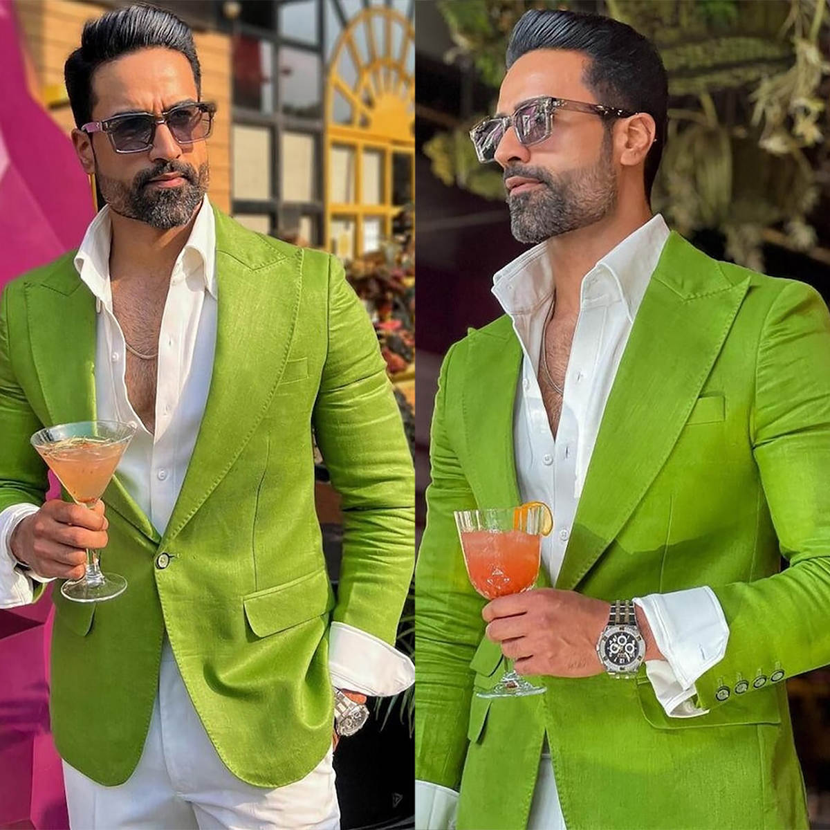 Knappe groene bruidegom mannen - Men Formal Wear Modern recensie en prijs