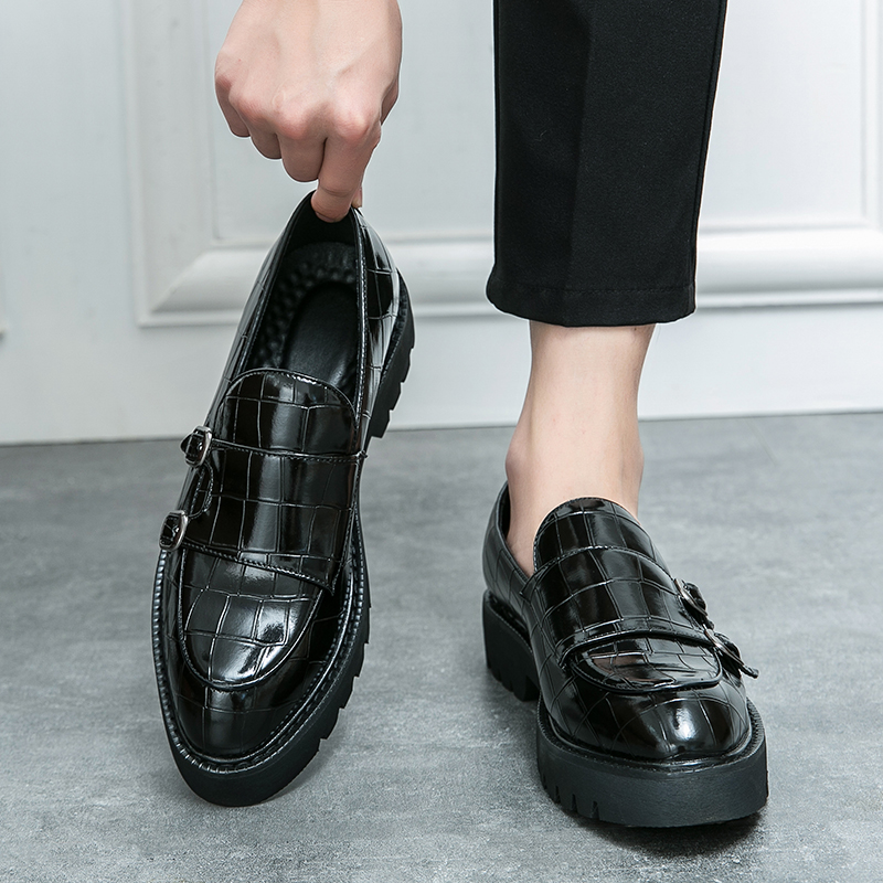 Merk Modieuze Casual Leren Sch - Men Formal Wear Brands recensie en prijs