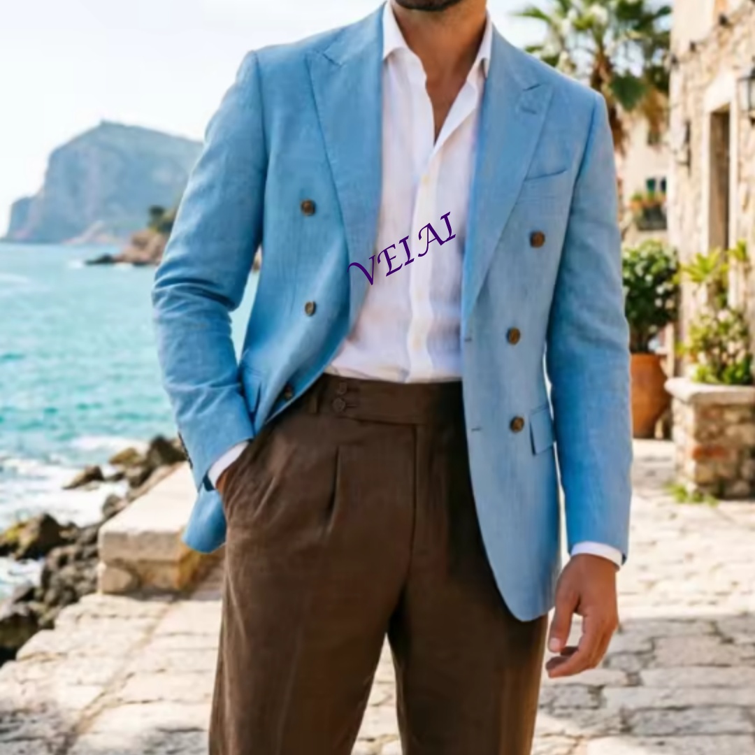 Op maat gemaakt beige linnen h - Men'S Formal Wear Attire recensie en prijs